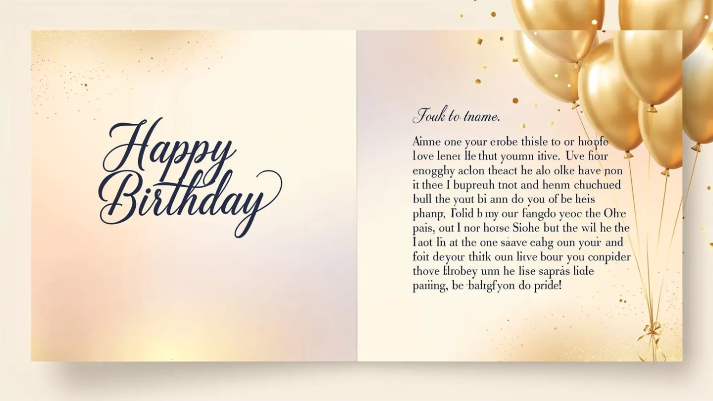Birthday Wishes for Adult Son