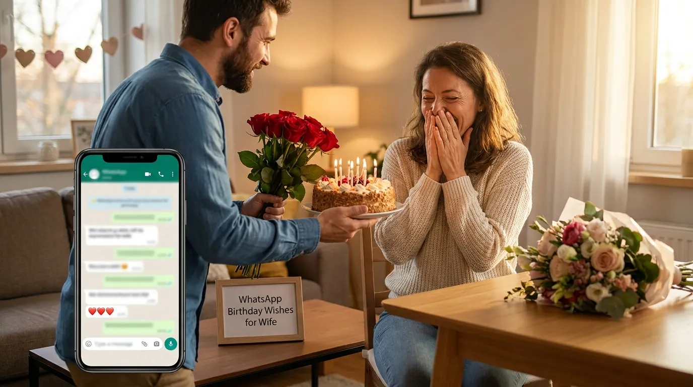 WhatsApp Birthday Wishes for Wife